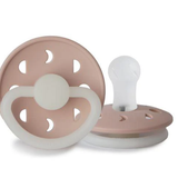 Frigg Night Moon Phase Pacifier Silicone or Rubber - Blush
