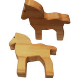 Wooden heirloom toy-  horse