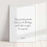 'The little things' Print