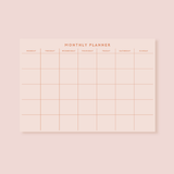 Monthly Planner Pad