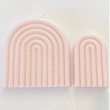Pink Rainbow Candle Set