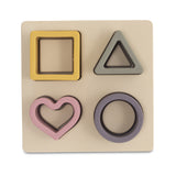 Silicone puzzle board