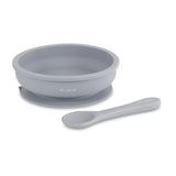 Suction plate and spoon set